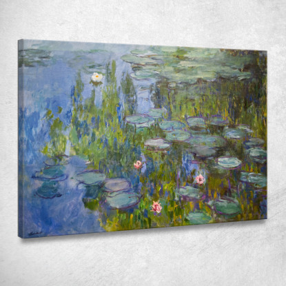 Ninfee Claude Monet mnt218 quadro stampato su tela