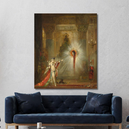 L'Apparizione 2 Gustave Moreau gmr40 quadro stampato su tela