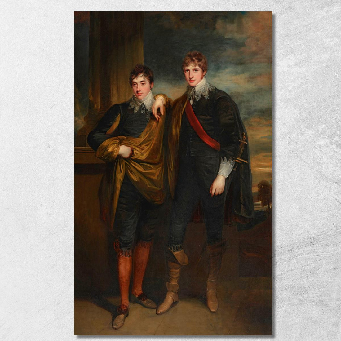 Henry Augustus Berkeley Craven E Keppel Richard Craven John Hoppner jhp5 quadro stampato su tela Henry Augustus Berkeley Craven E Keppel Richard Craven John Hoppner jhp5 quadro stampato su tela