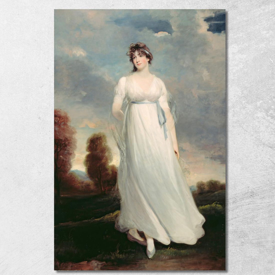 Sig.Ra. Dottin John Hoppner jhp15 quadro stampato su tela Sig.Ra. Dottin John Hoppner jhp15 quadro stampato su tela