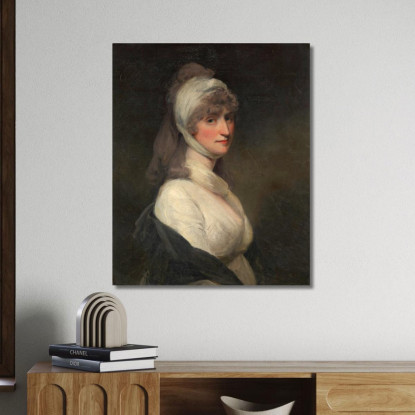 La Signora Thomas Pechell Charlotte Clavering John Hoppner jhp20 quadro stampato su tela