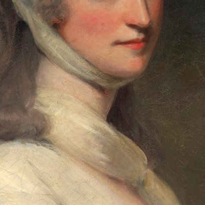 La Signora Thomas Pechell Charlotte Clavering John Hoppner jhp20 quadro stampato su tela