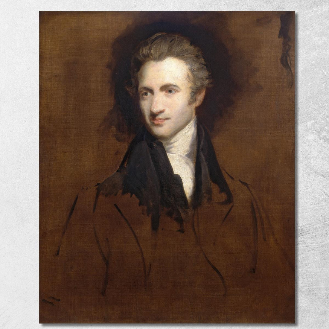 Ritratto Di Gentiluomo John Hoppner jhp22 quadro stampato su tela Ritratto Di Gentiluomo John Hoppner jhp22 quadro stampato su tela