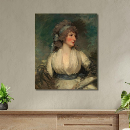 Ritratto Di Una Donna John Hoppner jhp25 quadro stampato su tela