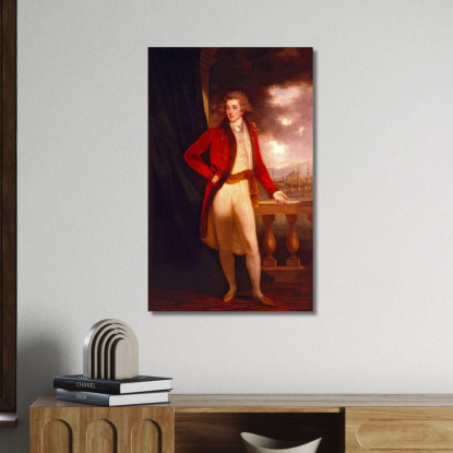 Ritratto Del Capitano George Porter John Hoppner jhp26 quadro stampato su tela