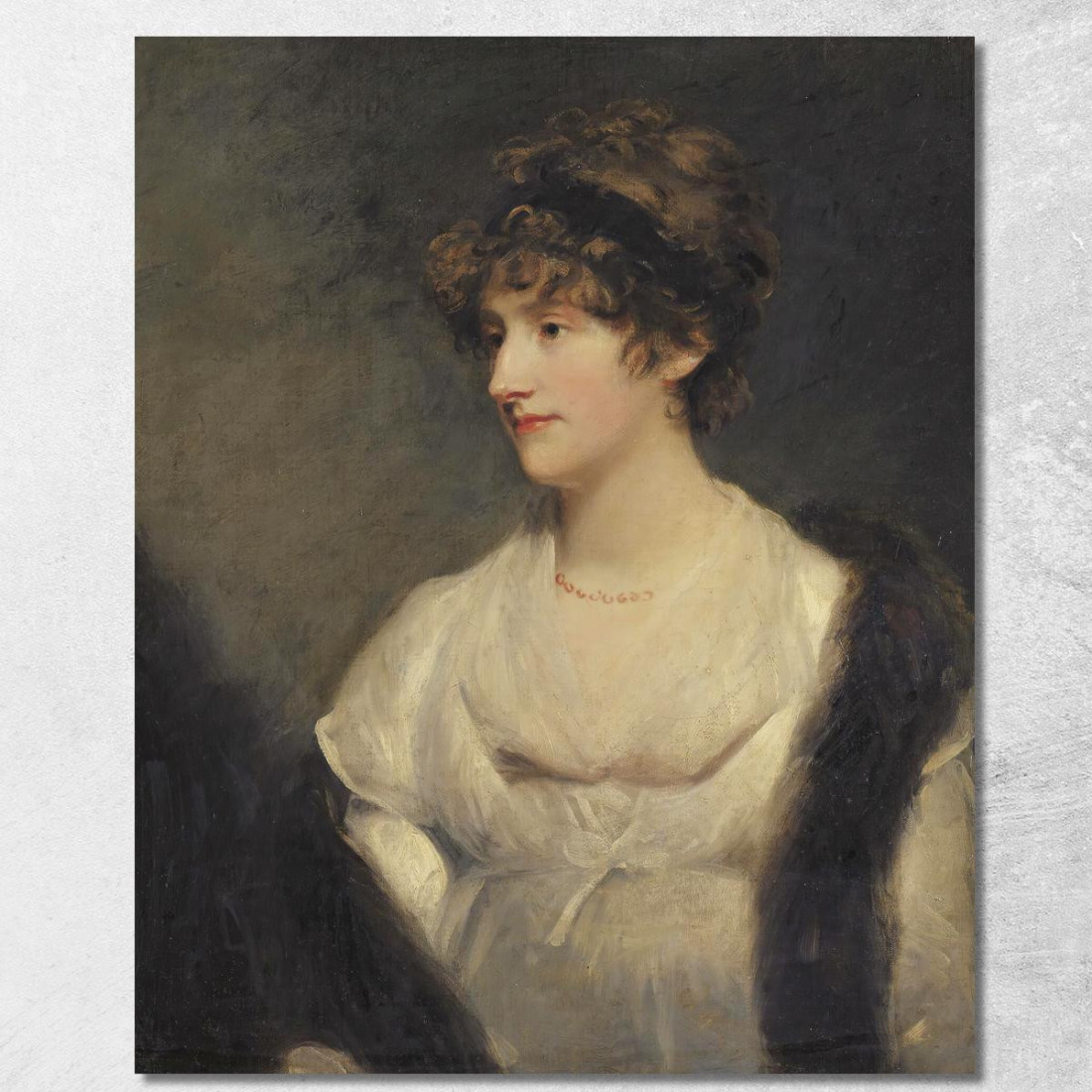 Ritratto Di Jane Frere Lady Orde John Hoppner jhp31 quadro stampato su tela Ritratto Di Jane Frere Lady Orde John Hoppner jhp31 quadro stampato su tela