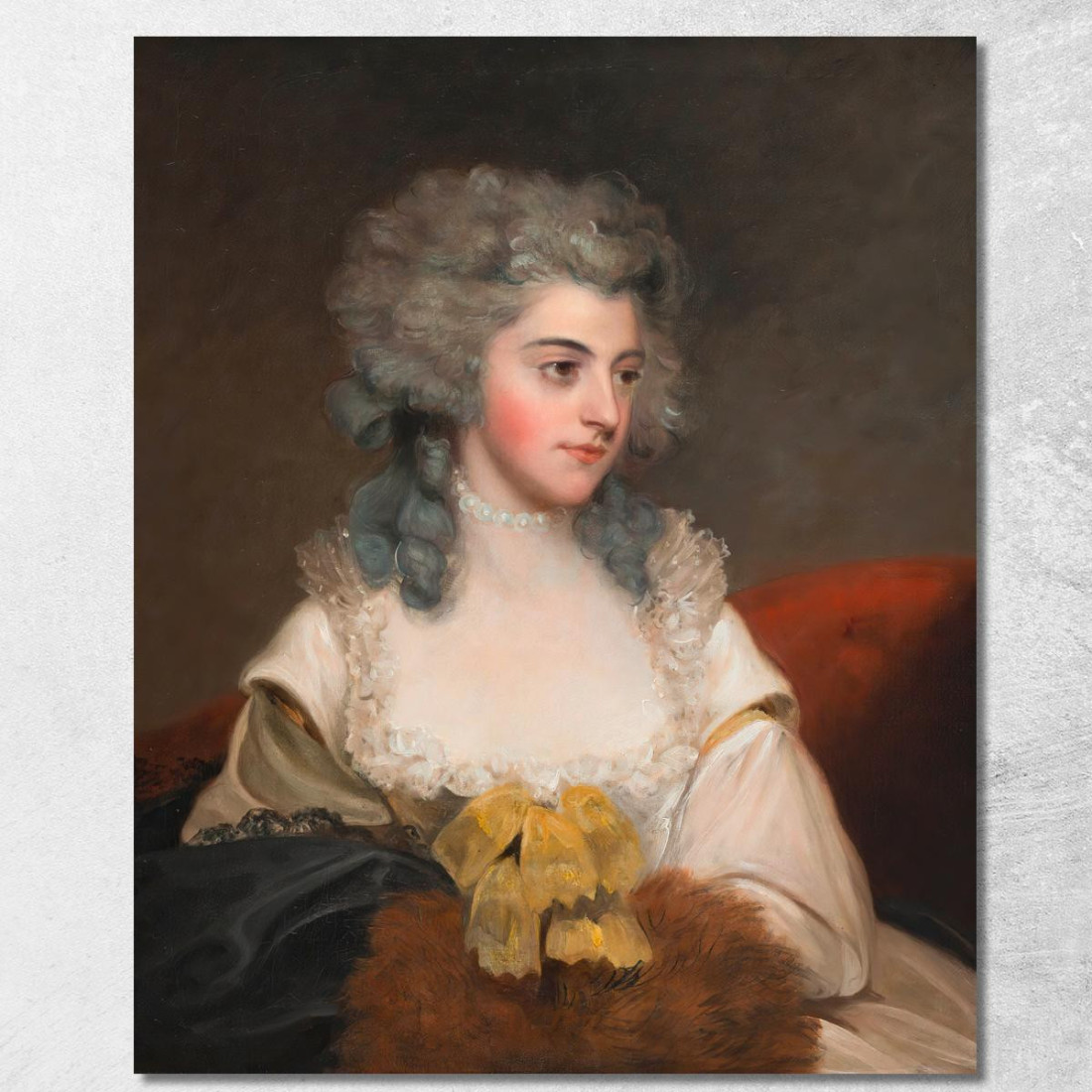 Susannah Edith Lady Rowley John Hoppner jhp38 quadro stampato su tela Susannah Edith Lady Rowley John Hoppner jhp38 quadro stampato su tela