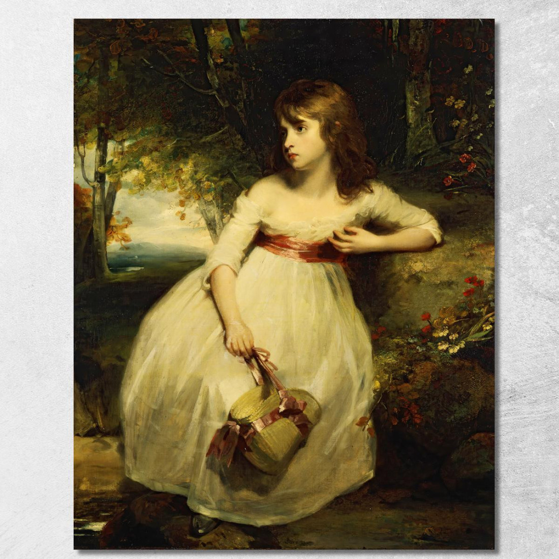 Il Piccolo Giardiniere John Hoppner jhp42 quadro stampato su tela Il Piccolo Giardiniere John Hoppner jhp42 quadro stampato su tela