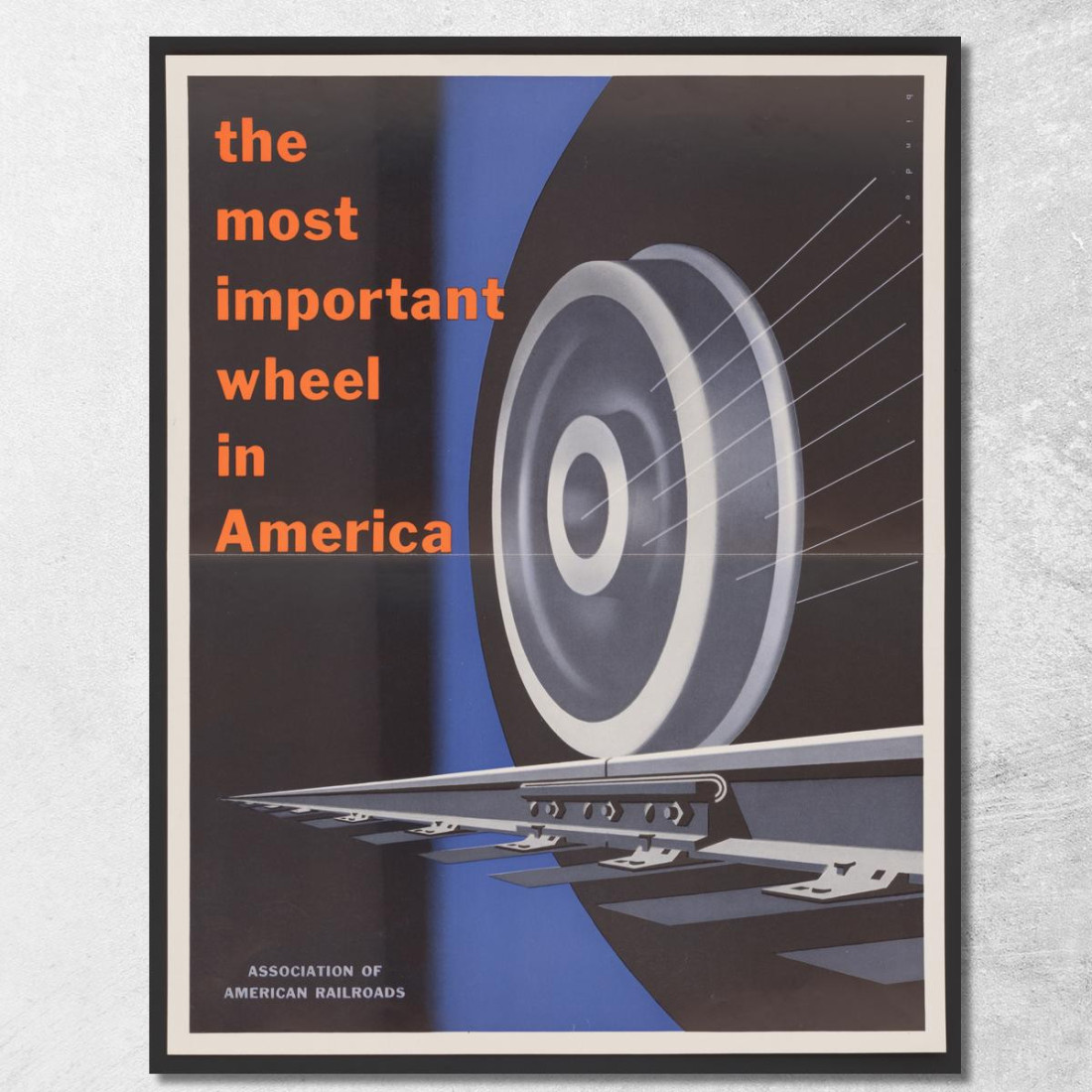 Le Ruote Più Importanti D'America. Joseph Binder jbn21 quadro stampato su tela Le Ruote Più Importanti D'America. Joseph Binder jbn21 quadro stampato su tela