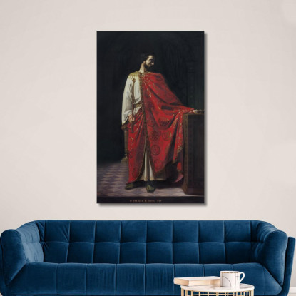 Fruela Ii Delle Asturie Re Delle Asturie Léon Bonnat lbn11 quadro stampato su tela