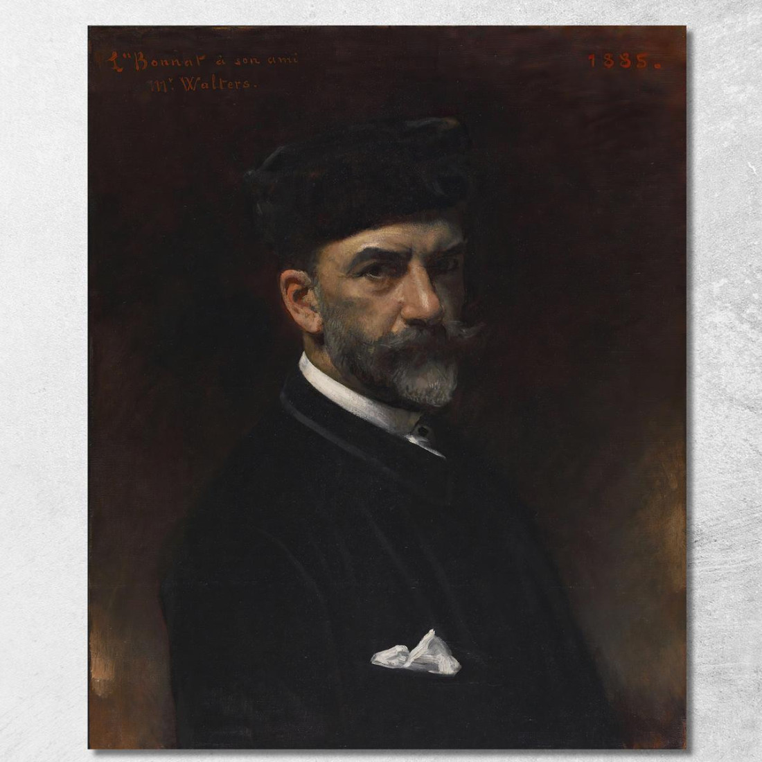 Ritratto Dell'Artista Léon Bonnat lbn33 quadro stampato su tela Ritratto Dell'Artista Léon Bonnat lbn33 quadro stampato su tela