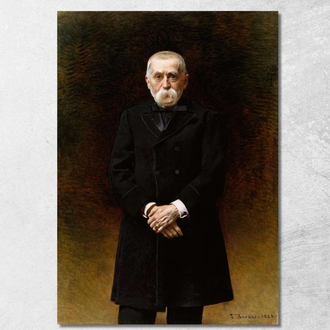 Ritratto Di William T. Walters Léon Bonnat lbn34 quadro stampato su tela Ritratto Di William T. Walters Léon Bonnat lbn34 quadro stampato su tela