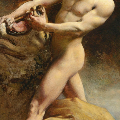 La Giovinezza Di Sansone Léon Bonnat lbn36 quadro stampato su tela