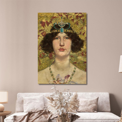 Cleopatra Władysław Czachórski wcz4 quadro stampato su tela