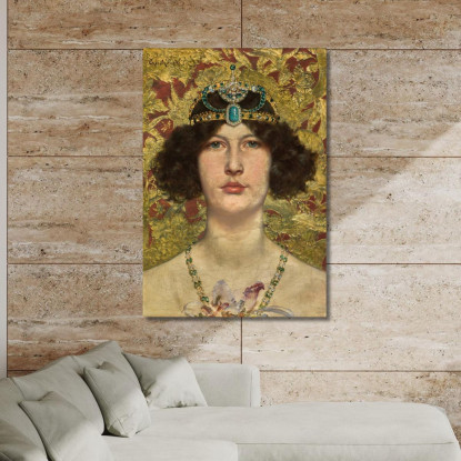 Cleopatra Władysław Czachórski wcz4 quadro stampato su tela