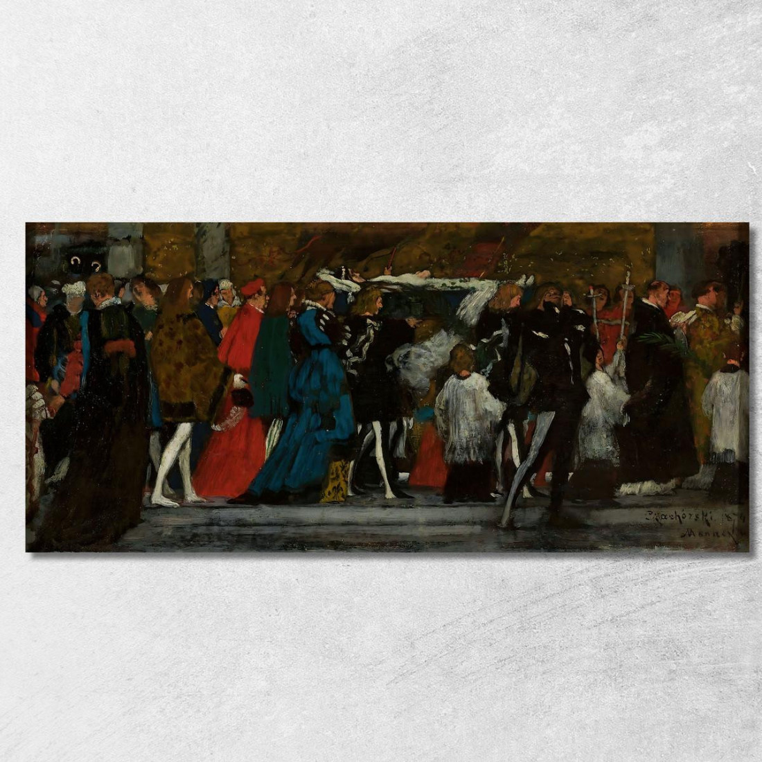 Funerali Di Giulia Władysław Czachórski wcz7 quadro stampato su tela Funerali Di Giulia Władysław Czachórski wcz7 quadro stampato su tela