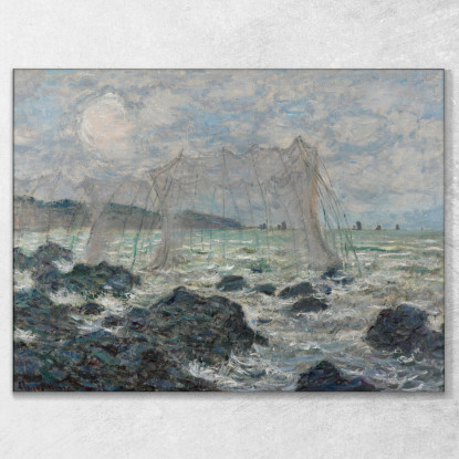 Reti Da Pesca A Pourville Claude Monet mnt237 quadro stampato su tela