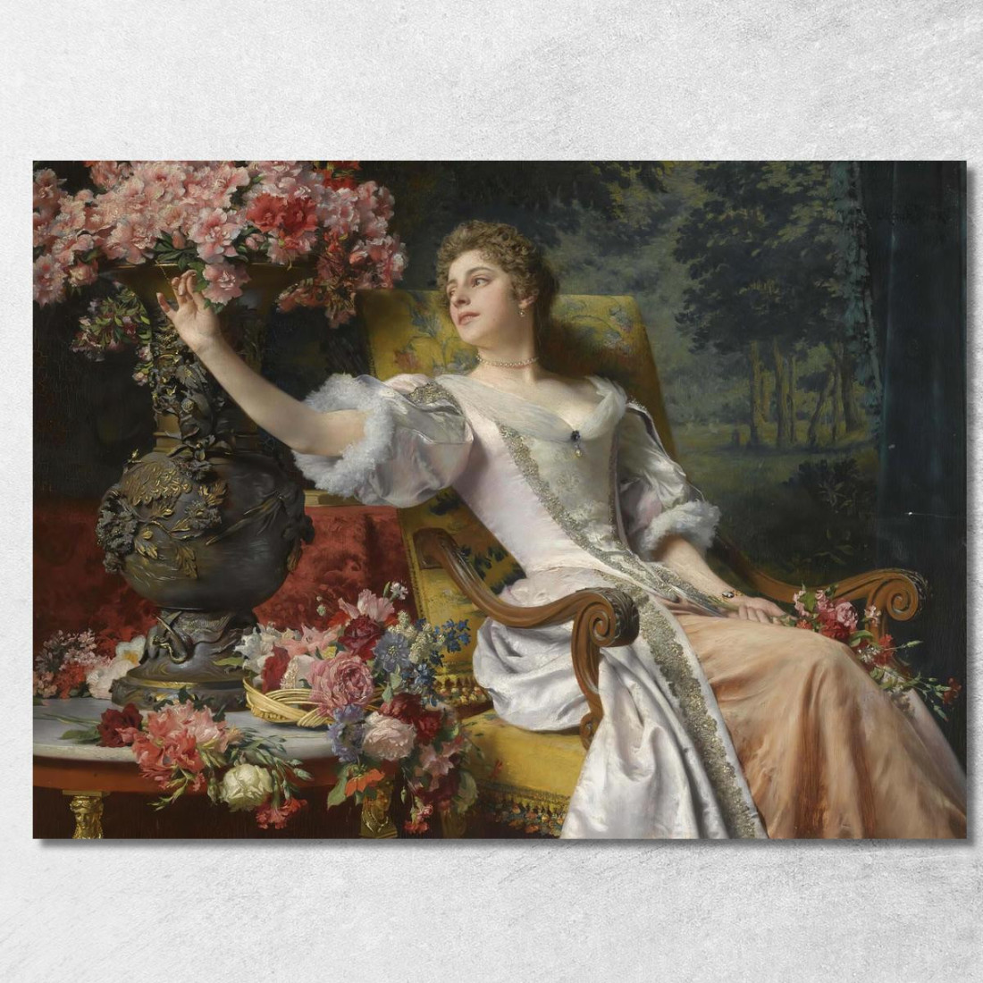Il Fiore Della Giovinezza Władysław Czachórski wcz17 quadro stampato su tela Il Fiore Della Giovinezza Władysław Czachórski wcz17 quadro stampato su tela