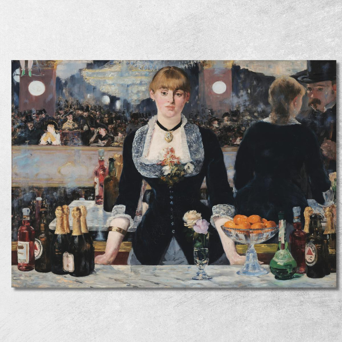 Un Bar Alle Folies-Bergère Édouard Manet emt1 quadro stampato su tela