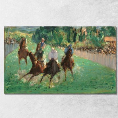 Alle Gare Édouard Manet emt8 quadro stampato su tela