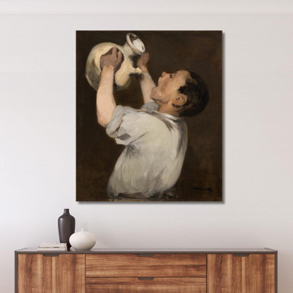 Ragazzo Con La Brocca La Régalade Édouard Manet emt22 quadro stampato su tela