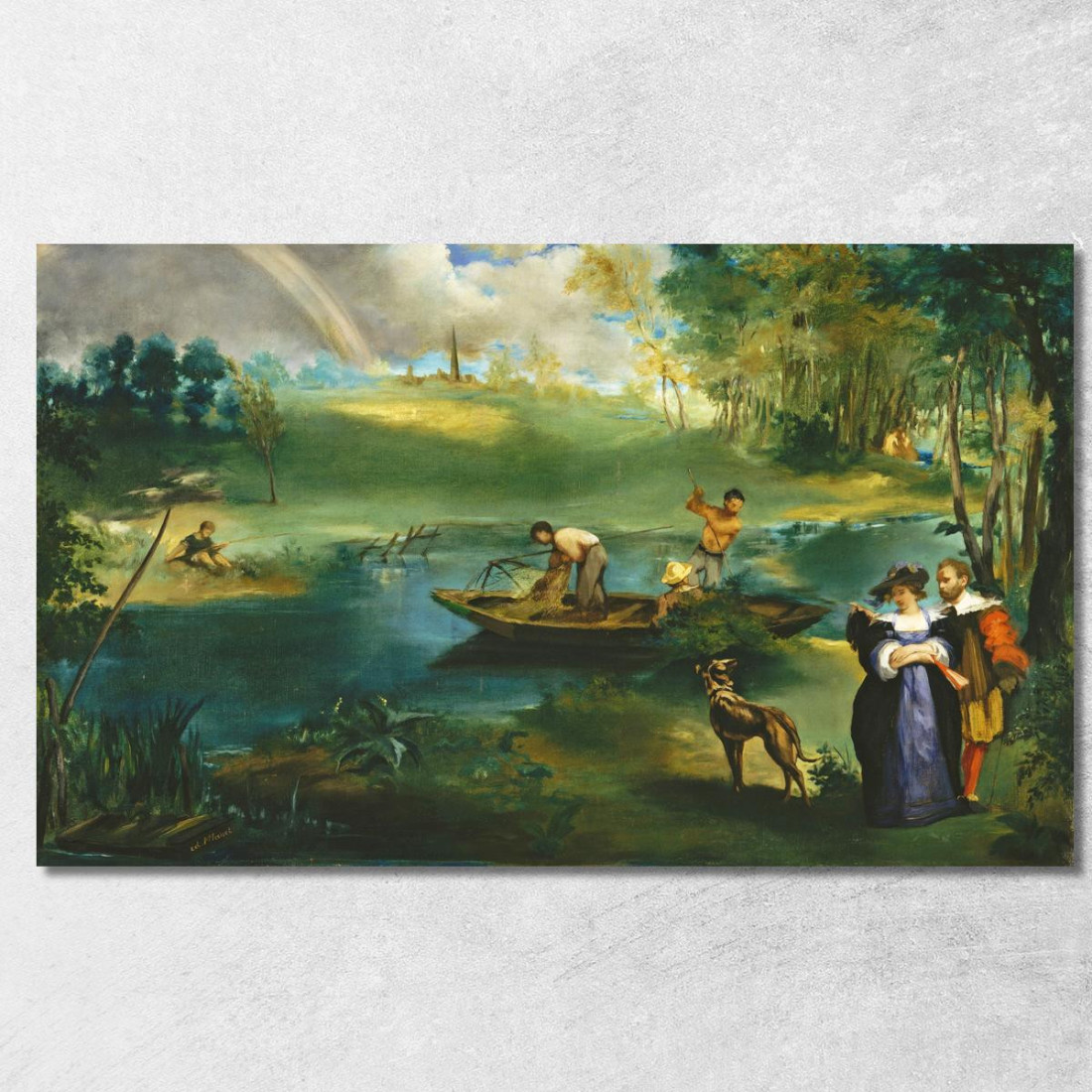 Pesca Édouard Manet emt29 quadro stampato su tela Pesca Édouard Manet emt29 quadro stampato su tela