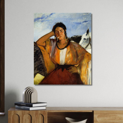 Zingara Con Una Sigaretta Édouard Manet emt34 quadro stampato su tela