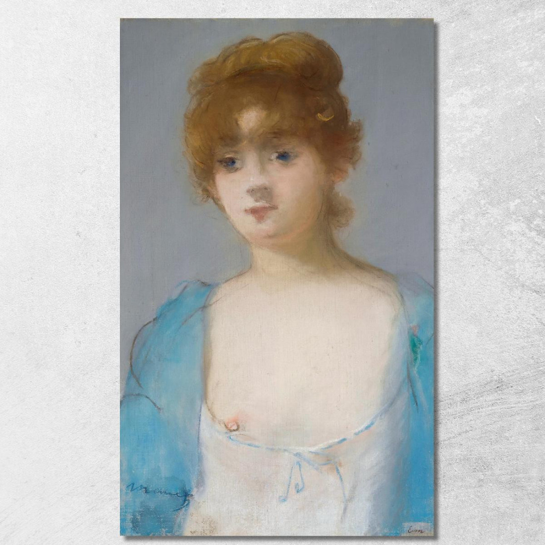 Giovane Ragazza In Vestaglia Édouard Manet emt42 quadro stampato su tela Giovane Ragazza In Vestaglia Édouard Manet emt42 quadro stampato su tela
