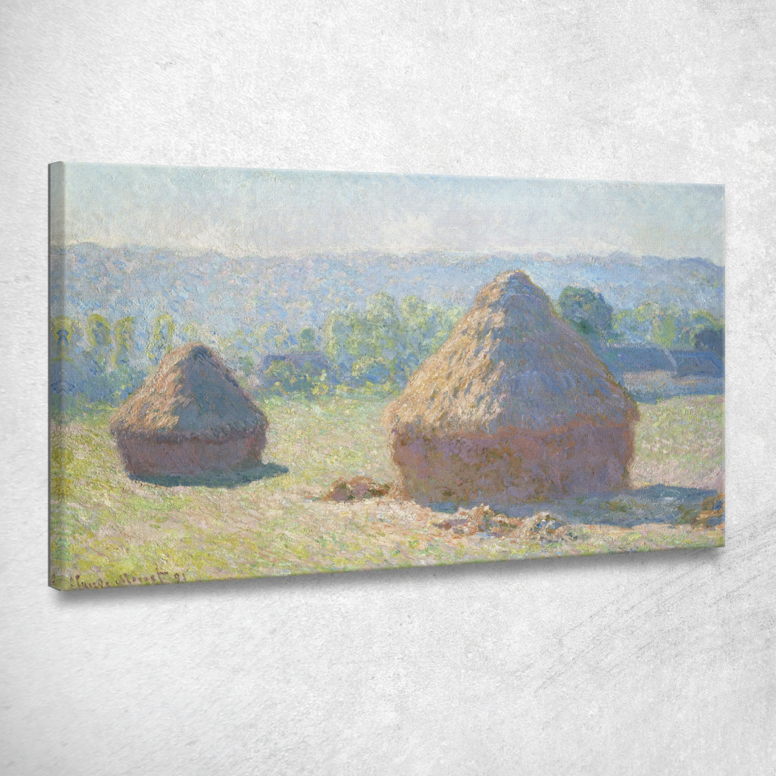 Covoni Di Fieno Di Fine Estate Claude Monet mnt244 quadro stampato su tela Covoni Di Fieno Di Fine Estate Claude Monet mnt244 quadro stampato su tela