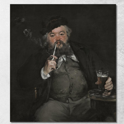 Il Buon Bock 1873 Édouard Manet emt51 quadro stampato su tela