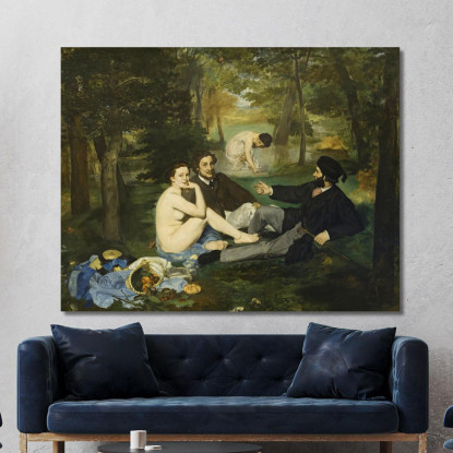Pranzo Sull'Erba Édouard Manet emt57 quadro stampato su tela