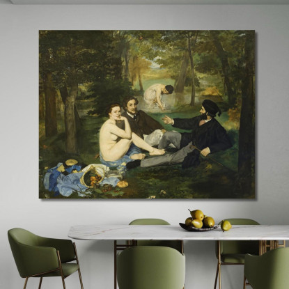 Pranzo Sull'Erba Édouard Manet emt57 quadro stampato su tela