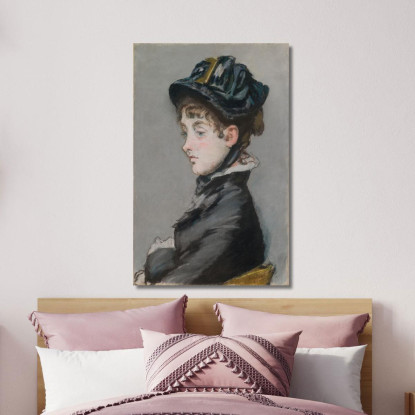 Signora Guillemet Édouard Manet emt59 quadro stampato su tela