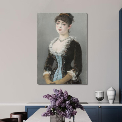 La Signora Michel-Lévy Édouard Manet emt61 quadro stampato su tela