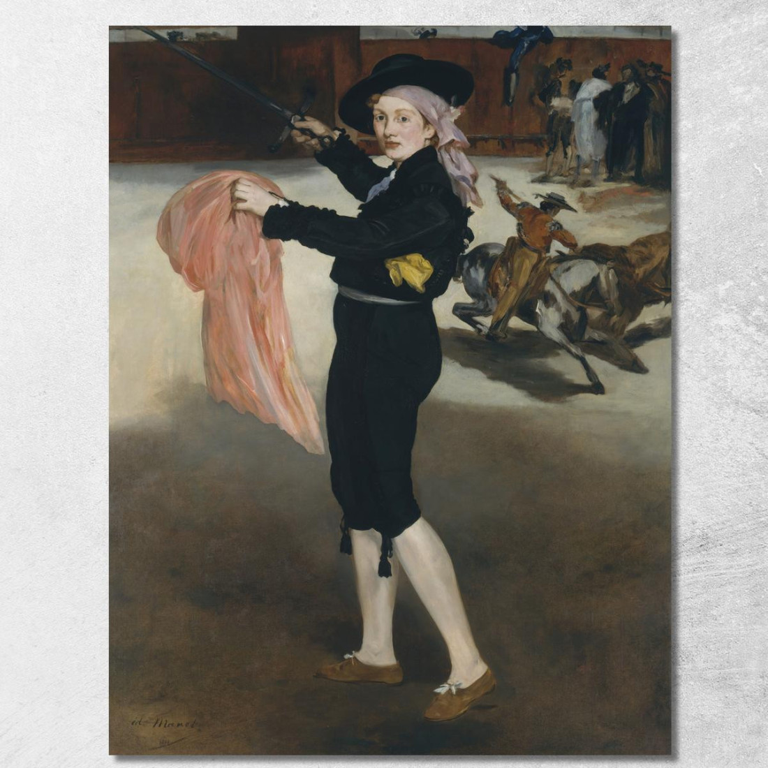 Mademoiselle In Costume Da Espada Édouard Manet emt63 quadro stampato su tela Mademoiselle In Costume Da Espada Édouard Manet emt63 quadro stampato su tela