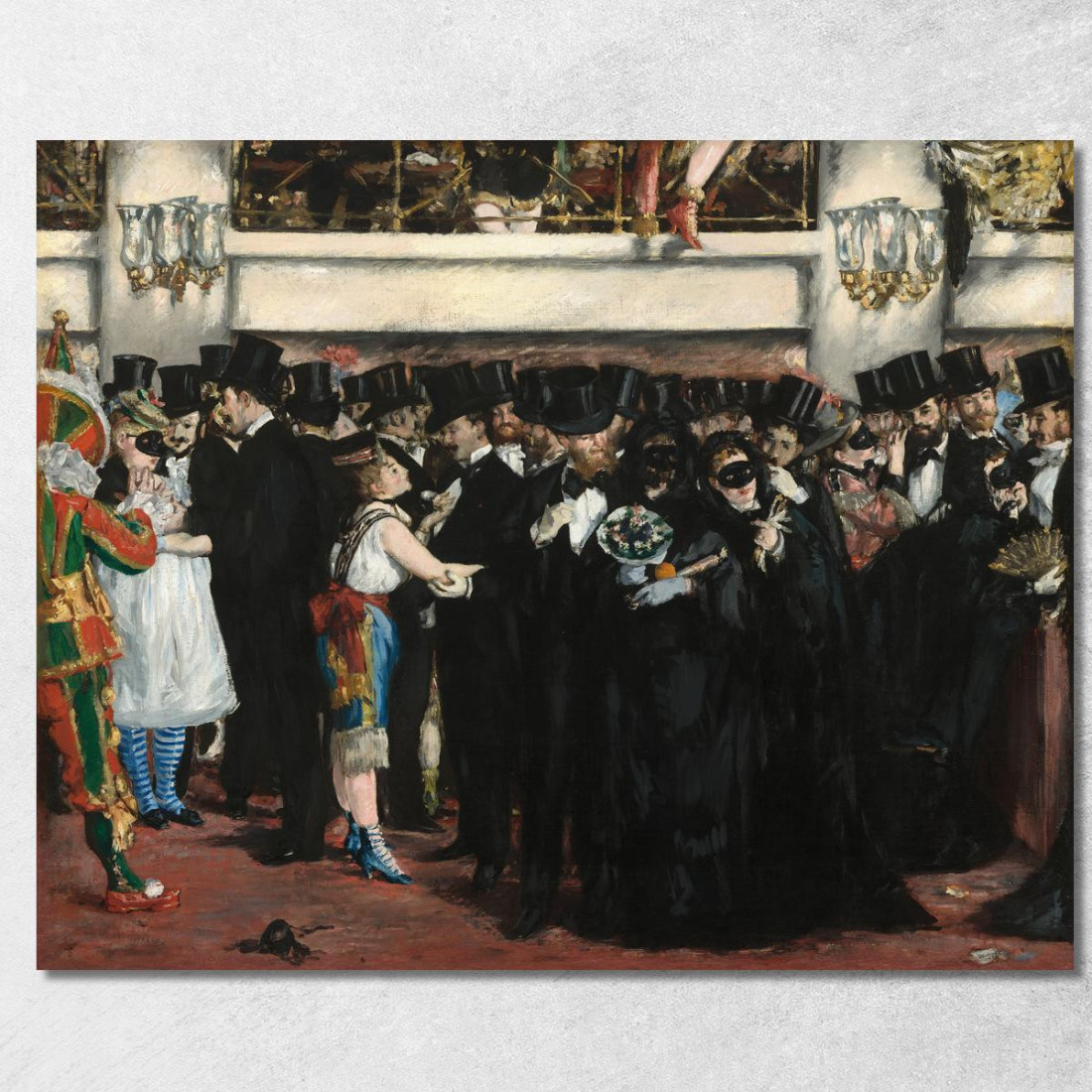 Ballo In Maschera All'Opera Édouard Manet emt64 quadro stampato su tela Ballo In Maschera All'Opera Édouard Manet emt64 quadro stampato su tela
