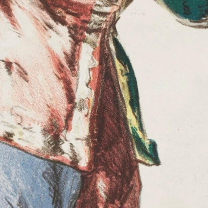 Puncinello 1874 Édouard Manet emt76 quadro stampato su tela