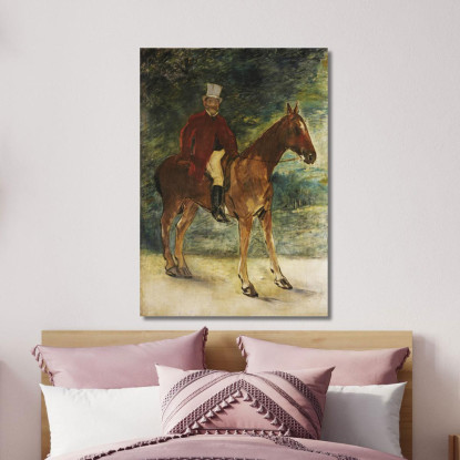Ritratto Del Signor Arnaud A Cavallo Ritratto Del Signor Arnaud A Cavallo Édouard Manet emt78 quadro stampato su tela