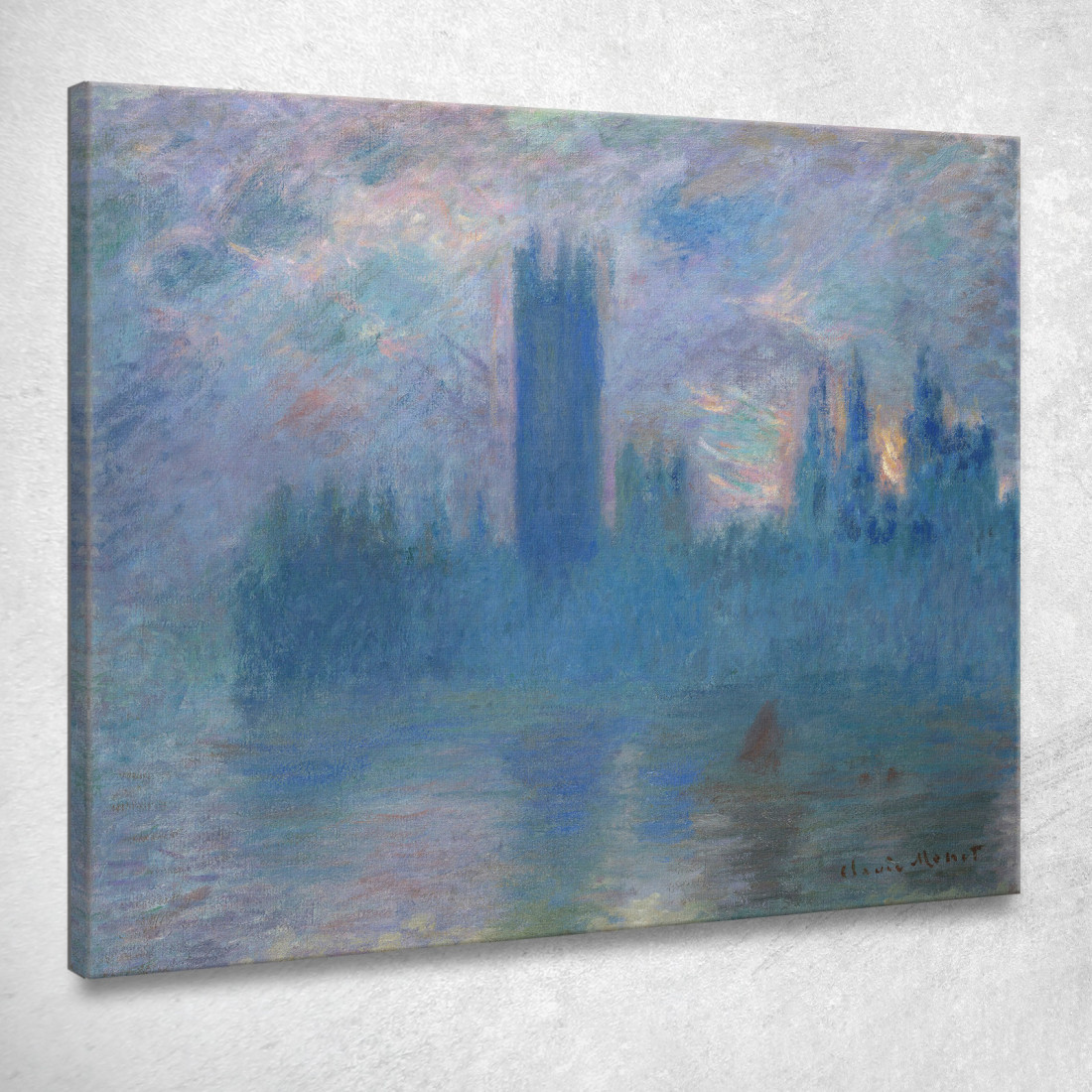 Houses Of Parliament Londra Claude Monet mnt249 quadro stampato su tela Houses Of Parliament Londra Claude Monet mnt249 quadro stampato su tela