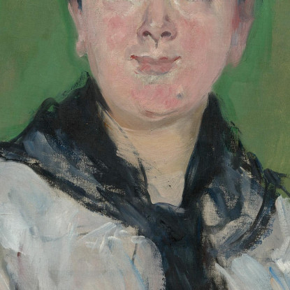 Ritratto Di Donna Con Fichu Nero Édouard Manet emt84 quadro stampato su tela