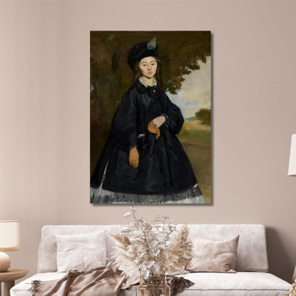 Ritratto Di Madame Brunet Édouard Manet emt92 quadro stampato su tela