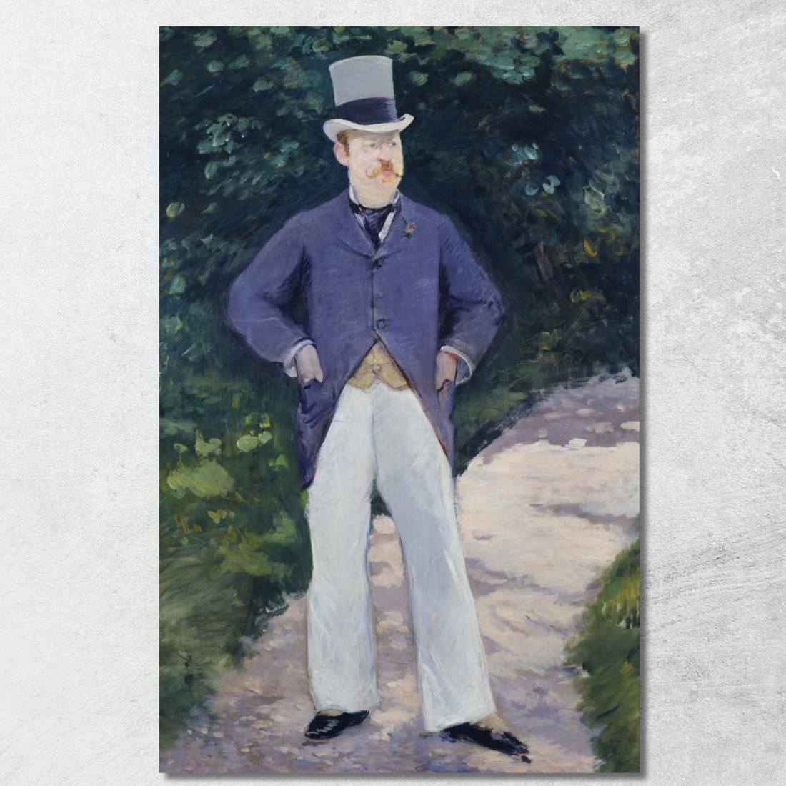 Ritratto Del Signor Brun Édouard Manet emt93 quadro stampato su tela Ritratto Del Signor Brun Édouard Manet emt93 quadro stampato su tela