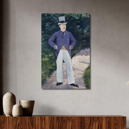 Ritratto Del Signor Brun Édouard Manet emt93 quadro stampato su tela