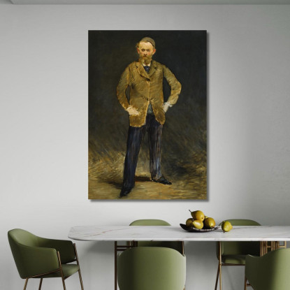 Auto Ritratto Édouard Manet emt99 quadro stampato su tela