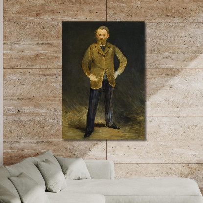 Auto Ritratto Édouard Manet emt99 quadro stampato su tela