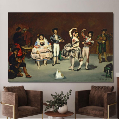 Balletto Spagnolo Édouard Manet emt100 quadro stampato su tela