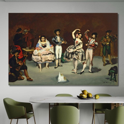 Balletto Spagnolo Édouard Manet emt100 quadro stampato su tela
