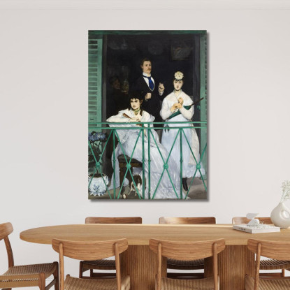 Il Balcone Édouard Manet emt114 quadro stampato su tela
