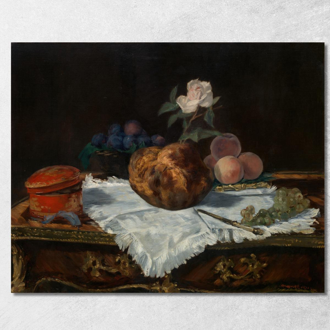 La Brioches Édouard Manet emt116 quadro stampato su tela La Brioches Édouard Manet emt116 quadro stampato su tela