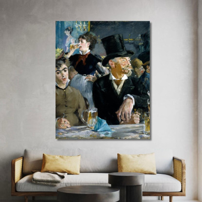 Il Café-Concerto Édouard Manet emt118 quadro stampato su tela